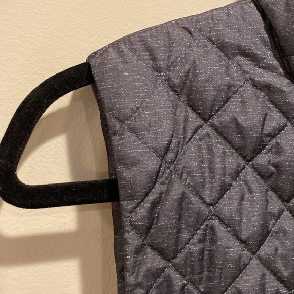 Banana Republic Puffer Medium Vest Dark Gray with speckled pattern - Picture 2 of 14